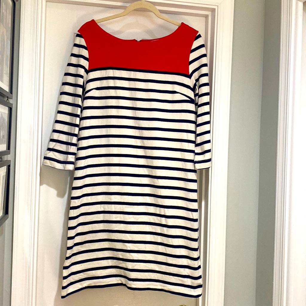 Gap Sailor Striped Cotton Dress - Size Medium